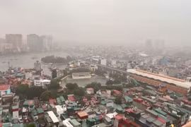 台风博罗依环流影响：河内82处出现积水