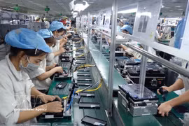 越南已经与全球电子和半导体制造商建立了多个生产基地。图自越通社