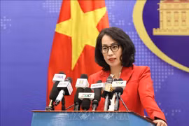 外交部发言人范秋姮。图自越通社