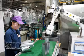 北宁省安峰二号工业园区一公司生产厂。图自越通社