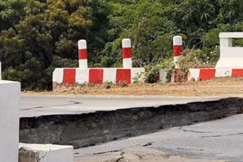 缅甸地震造成路面受损。图自Vietnam+