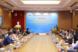 会议场景。图自越通社