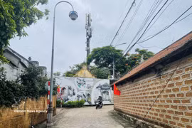 唐林古村的巷道。图自越通社