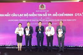胡志明市数字信任俱乐部亮相仪式。图自越通社