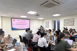座谈会现场。图自越通社