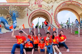 九·二国庆假期各地景点迎来旅游热潮。图自越通社