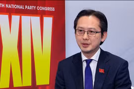 越南常驻联合国代表团团长杜雄越大使接受越通社记者的采访。图自越通社