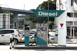 马来西亚吉隆坡的一家Petronas加油站。图自越通社