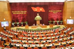 越南共产党第十二届中央委员会第十一次全体会议在河内隆重开幕