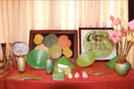 干莲花工艺品——富有越南文化艺术价值的纪念品