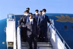 越南国家主席阮春福抵达东京 开始出席日本前首相安倍国葬