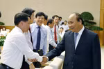 越南政府总理阮春福会见记者协会代表庆祝越南革命新闻日（组图）