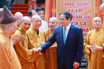 佛历2566年佛诞大典：范明政总理向越南佛教协会致以美好节日祝福