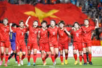 参加2023年女子世界杯总决赛的越南女足出征仪式在河内举行
