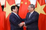 越南政府总理范明政与中国国务院总理李强举行会谈