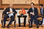 越南国家主席武文赏会见斯里兰卡总统