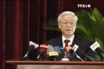 越共第十二届中央委员会第四次全体会议闭幕