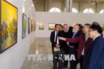越南画家阮明山当代绘画作品展在阿尔及利亚举行