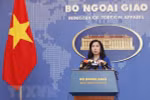 越南外交部发言人：要求中国尊重越南对黄沙和长沙两个群岛的主权
