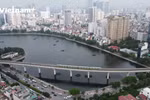 河内吉灵-河东线轻轨项目交接仪式在河内举行
