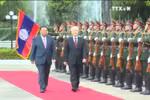 越共中央总书记阮富仲对老挝进行正式友好访问