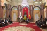 越南国家主席陈大光会见法语国家组织秘书长米夏埃尔•让