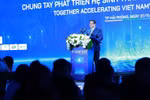越南政府总理范明政出席2024年越南创新创业节开幕式并发表讲话。图自越通社