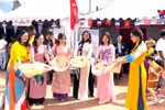 越南奥黛给里昂领事节参观者留下深刻印象