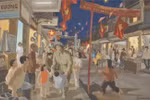 画家黎青德作品《河内解放夜》。图自互联网