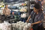 钵场陶瓷村的产品。图自越通社