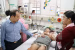 预防卫生局代表团访问1号儿童医院。
