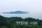 海防市图山郡绕岛发布绕岛（Hòn Dấu）。（图片来源：越通社） 