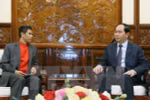 越南国家主席陈大光会见东帝汶驻越南大使（图片来源：越通社）