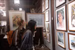 越南有史以来规模最大的国际水彩画展在文庙国子监开展