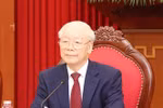 越共中央总书记阮富仲与俄罗斯联邦总统普京通电话