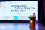 河内市文化与体育局副局长陈氏云英女士致辞。图自组委会