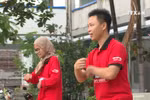 马来西亚青年志愿者在胡志明市留下浓重的一笔