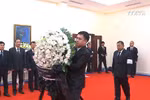 越南驻世界各国大使馆为陈大光主席举行吊唁仪式