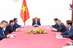 越南政府总理范明政与韩国总理韩德洙通电话