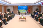 越南政府总理范明政会见柬埔寨副首相兼国防大臣迪班