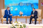 越南政府总理范明政会见美国总统气候特使约翰·克里