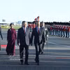 越共中央总书记、国家主席苏林与夫人抵达哥本哈根，开始对丹麦进行国事访问