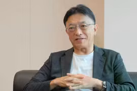 朝日生命保险社长石岛健一郎。图自日本人寿保险公司朝日生命保险