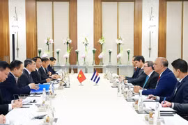 越南政府总理黎明兴会见古巴外交部长布鲁诺·罗德里格斯·帕里利亚