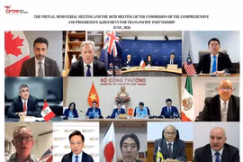 CPTPP各成员国部长及代表出席会议。多边贸易政策司供图