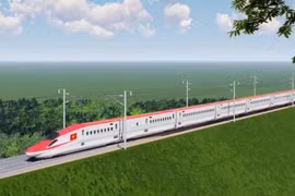 越南计划到2035年建成1500公里的南北高速铁路。（越南交通运输部供图）