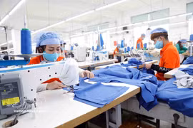 越南纺织服装产品目前已行销全球138个市场，其中美国依然是重点市场，出口额预计超180亿美元，增长约10%。图自越通社