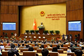 国会通过关于成立广宁市和北宁市的决议。图自越通社
