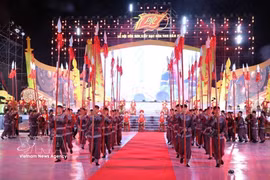 2026年秋季昆山-劫泊庙会开幕。图自越通社