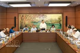 越共中央总书记、国家主席苏林发表意见。图自越通社